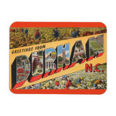 North Carolina, Durham Magnet Magneet (Horizontaal)