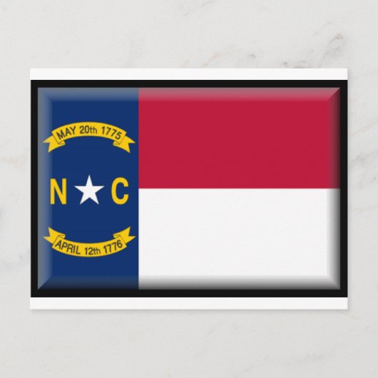North Carolina Flag Briefkaart (Voorkant)