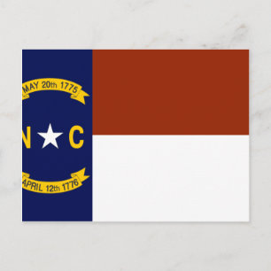 North Carolina Flag Briefkaart