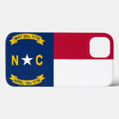 North Carolina Flag Case-Mate iPhone Case (Achterkant (horizontaal))
