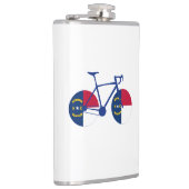 North Carolina Flag Cycling Heupfles (Rechts)