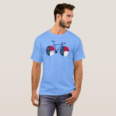 North Carolina Flag Cycling T-shirt (Voorkant volledig)