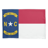 North Carolina Flag Kussensloop (Voorkant)