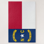 North Carolina Flag Legpuzzel (Verticaal)