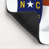 North Carolina Flag Mousepad Muismat (Hoek)