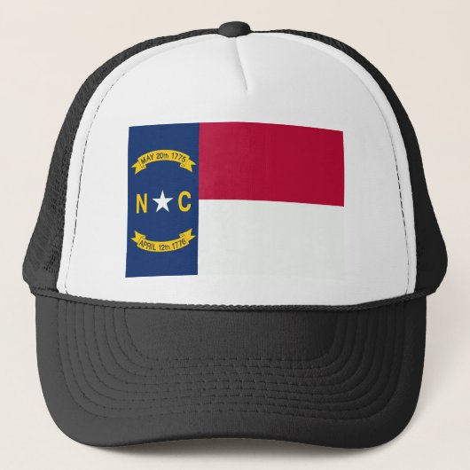 North Carolina Flag Trucker Pet (Voorkant)
