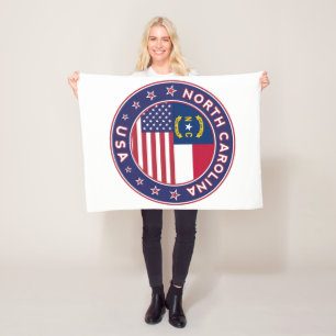 North Carolina Fleece Deken