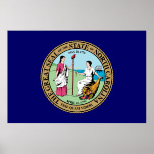 North Carolina Great Seal Poster