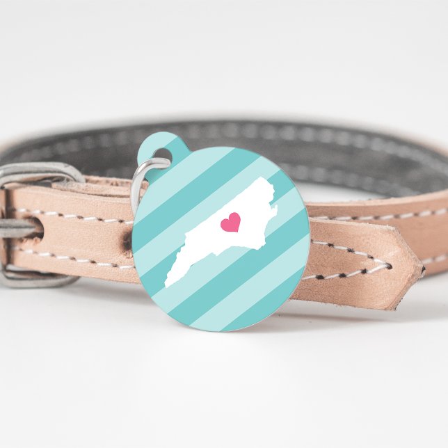 North Carolina Heart Huisdierpenning (Creator heeft geüpload)