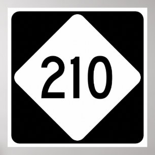 North Carolina Highway 210 Poster