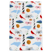 North Carolina Icons Gift Bag Medium Cadeauzakje (Voorkant)