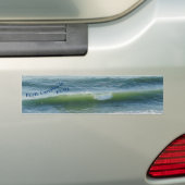 North Carolina is Home Ocean Wave Bumpersticker (Op auto)