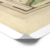 North Carolina Map 1814 Poster (Hoek)