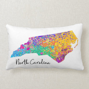 North Carolina Modern Map Kussen