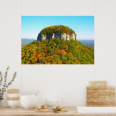 North Carolina Mountain Scenery Poster (Keuken)