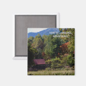North Carolina Mountains Magneet (Voorkant / Achterkant)