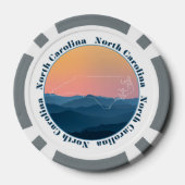 North Carolina Mountains Poker Chips (Achterkant)