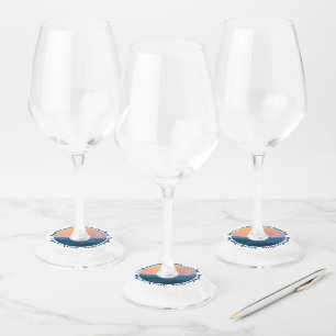 North Carolina Mountains Wijnglaslabel