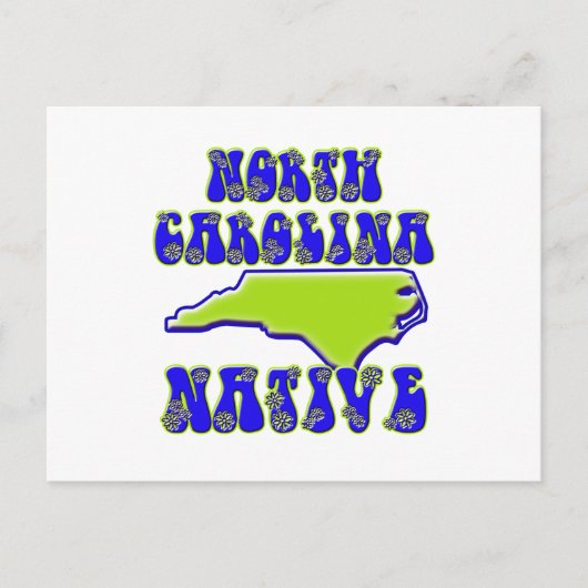 North Carolina Native Briefkaart (Voorkant)