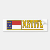 North Carolina Native Bumpersticker (Voorkant)