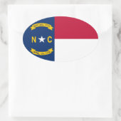 North Carolina Oval sticker (Tas)