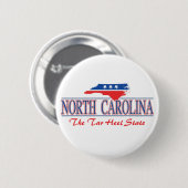 North Carolina Patriotic Buttonnen Ronde Button 5,7 Cm (Voorkant /achterkant)