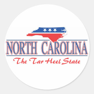 North Carolina Patriottische Stickers