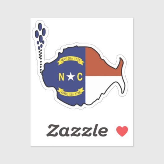 North Carolina Phish Sticker (Vel)