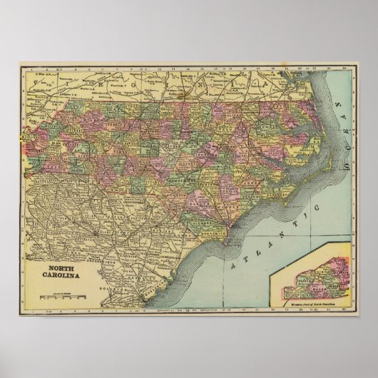 North Carolina Poster (Voorkant)