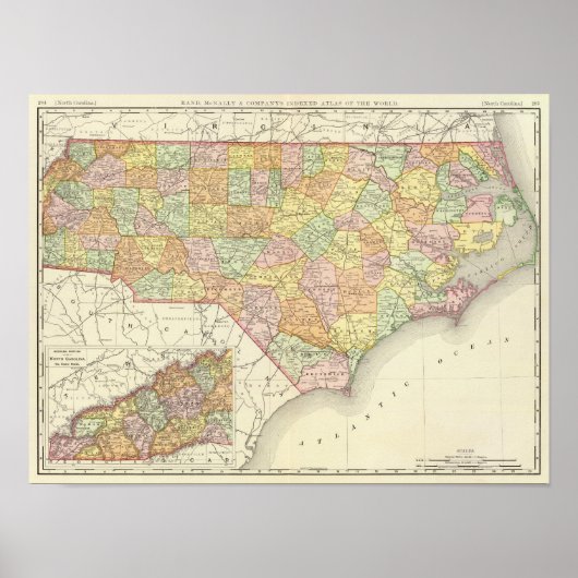 North Carolina Poster (Voorkant)