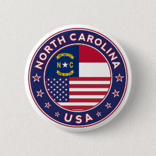 North Carolina Ronde Button 5,7 Cm