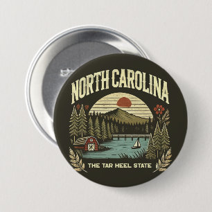 North Carolina Ronde Button 7,6 Cm