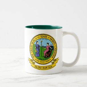 North Carolina Seal Tweekleurige Koffiemok
