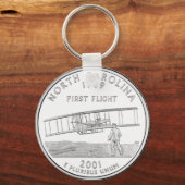 North Carolina Sleutelhanger (Voorkant)