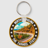 North Carolina Sleutelhanger (Achterkant)