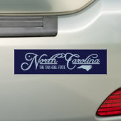 North Carolina (Staat van de mijne) Bumpersticker (Op auto)