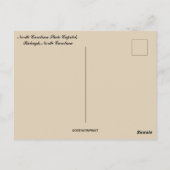 North Carolina State Capitol Briefkaart (Achterkant)