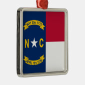 North Carolina State Flag Ceramic Ornament (Rechts)