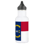 North Carolina State Flag Liberty Bottle Waterfles (Rechts)