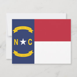 North Carolina State Flag Old North Briefkaart