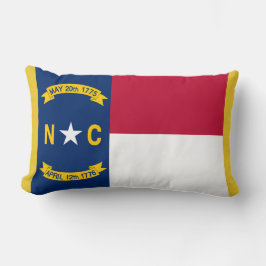 North Carolina State Flag Print Patriottisch Kussen