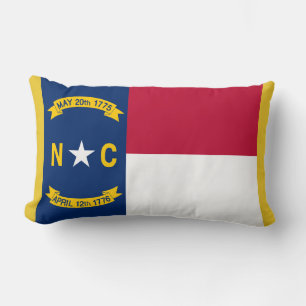 North Carolina State Flag Print Patriottisch Kussen