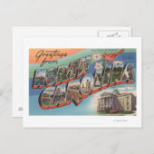 North Carolina (State Flower/Bird) Briefkaart (Voorkant / Achterkant)