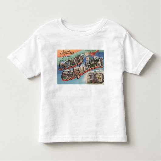 North Carolina (State Flower/Bird) Kinder Shirts (Voorkant)
