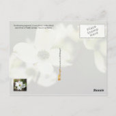 North Carolina State Flower: Dogwood bloem Briefkaart (Achterkant)
