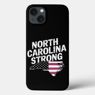 North Carolina Sterk Met NC State En Vlag Van De V iPhone 13 Hoesje