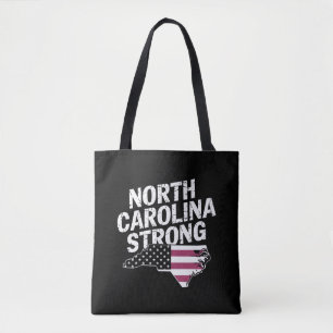 North Carolina Sterk Met NC State En Vlag Van De V Draagtas