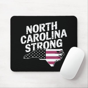 North Carolina Sterk Met NC State En Vlag Van De V Muismat