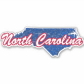 North Carolina Sticker (Voorkant)