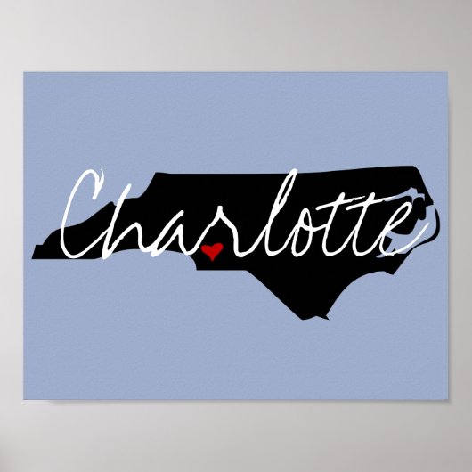 North Carolina Town Poster (Voorkant)
